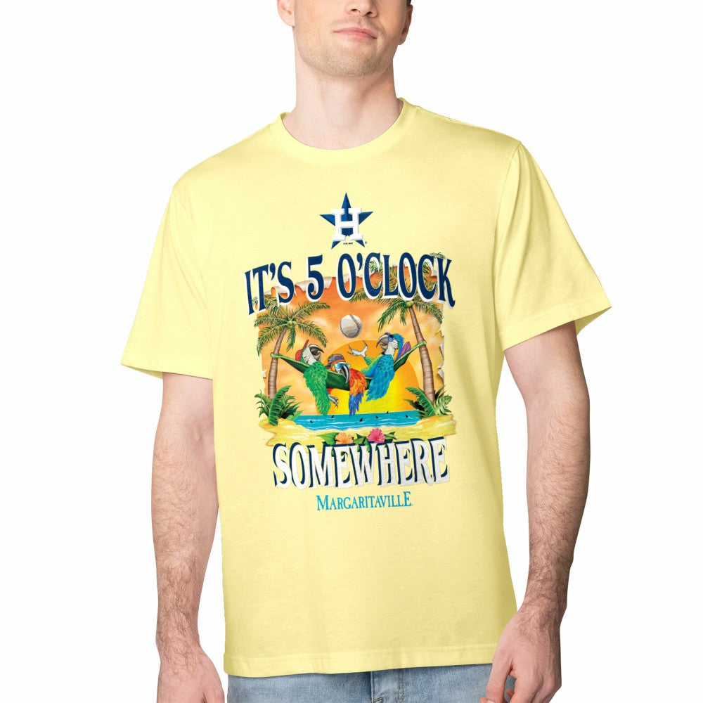 Houston Astros Margaritaville Five O'Clock Graphic T-Shirt for sale
