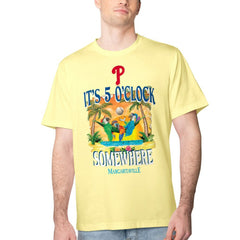 Philadelphia Phillies Margaritaville Five O'Clock Graphic T-Shirt Outlet