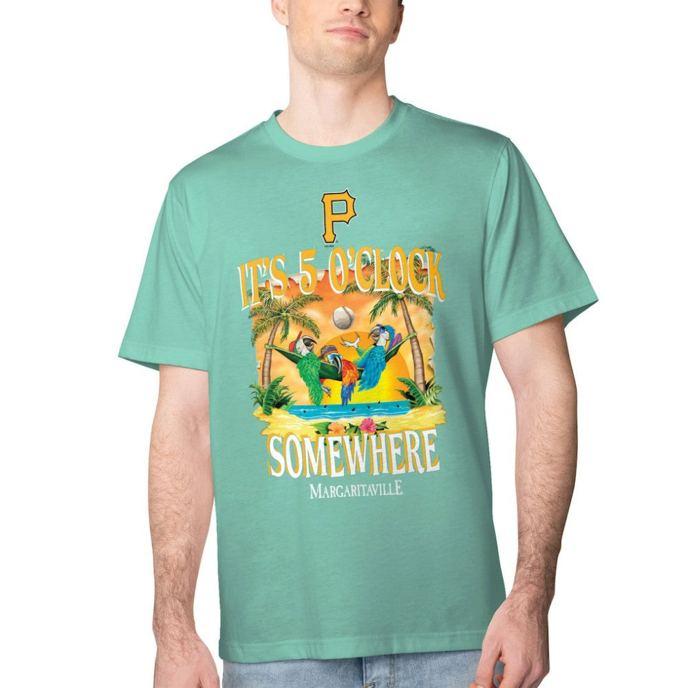 Pittsburgh Pirates Margaritaville Five O'Clock Graphic T-Shirt Near Me