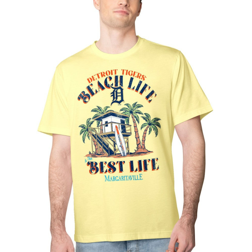 Detroit Tigers Margaritaville Beach Hut Graphic T-Shirt Near Me