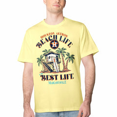 Houston Astros Margaritaville Beach Hut Graphic T-Shirt Sale