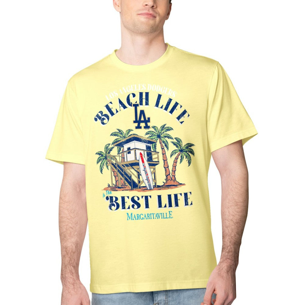 Los Angeles Dodgers Margaritaville Beach Hut Graphic T-Shirt Outlet