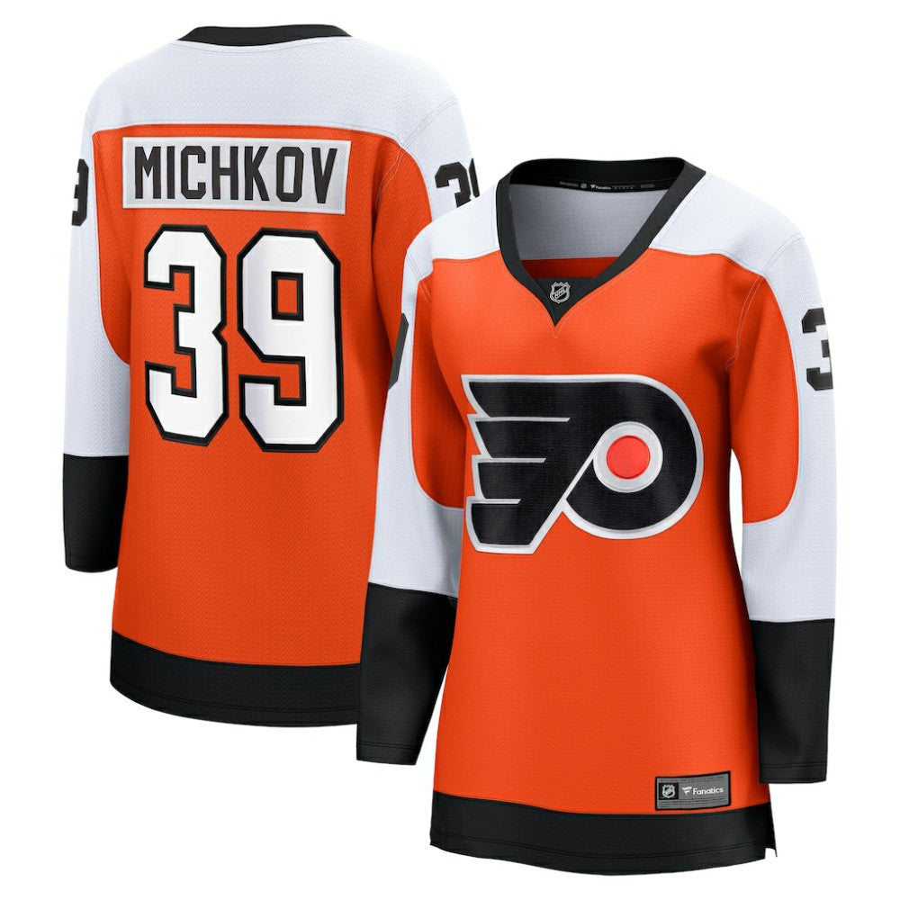 Matvei Michkov Philadelphia Flyers Fanatics Women's Home Breakaway Jersey - Orange | Fanatics Lifestyle