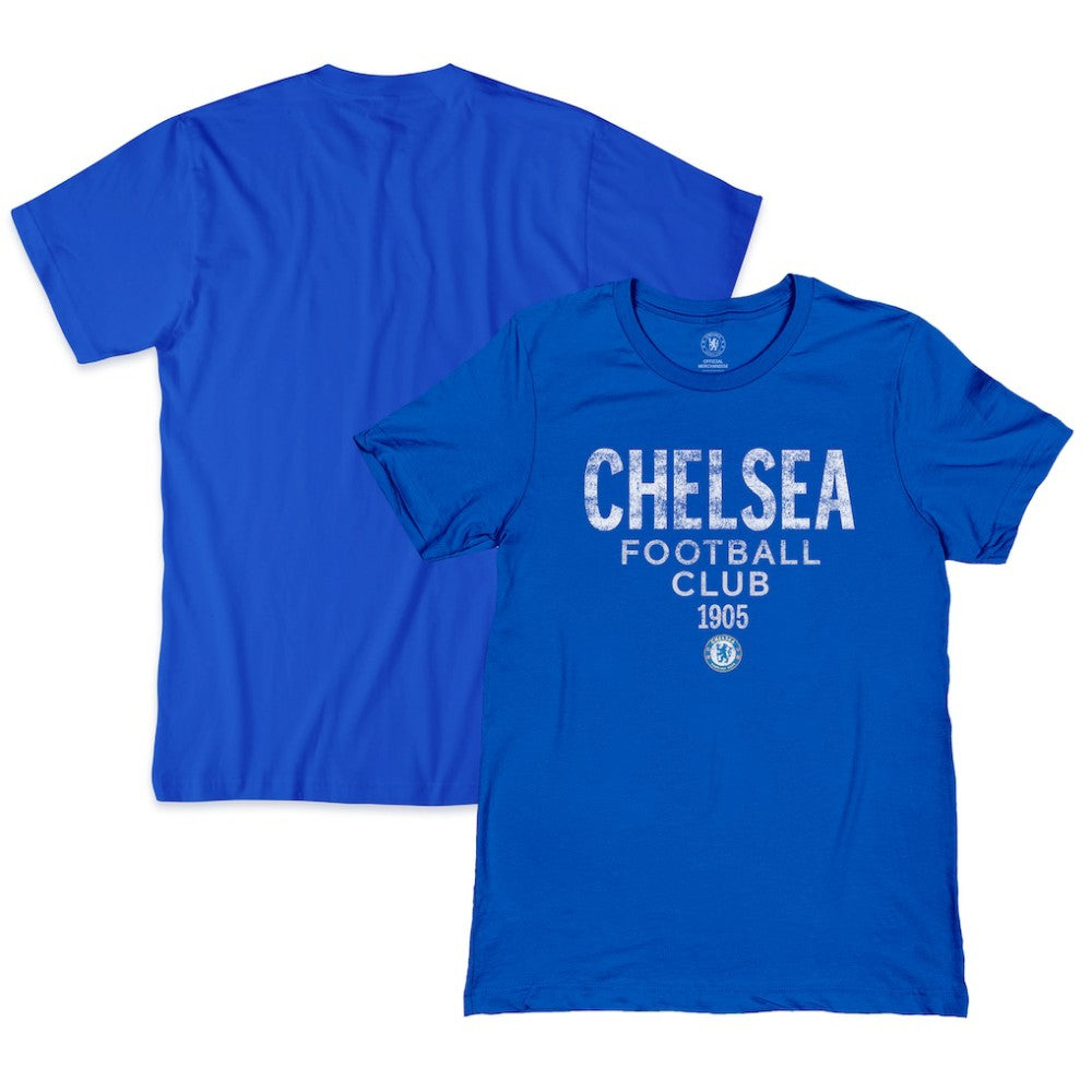 Chelsea 1863FC Tapered Text T-Shirt Blue