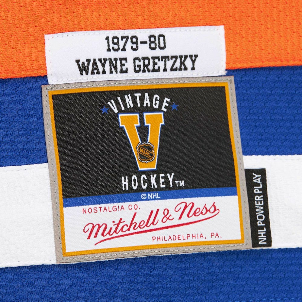 Wayne Gretzky Edmonton Oilers 1979-80 Power Play Jersey - Royal | NHL discount