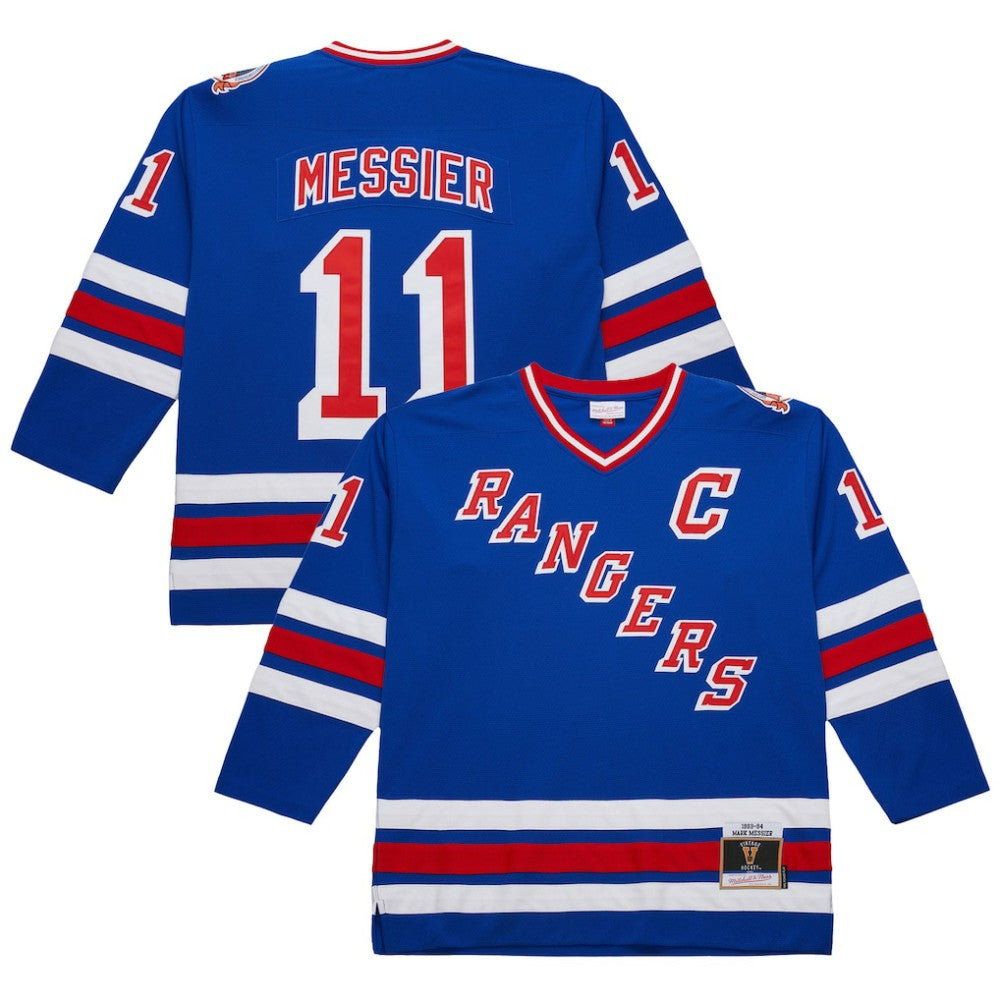 Mark Messier New York Rangers 1993-94 Power Play Jersey - Royal | NHL online
