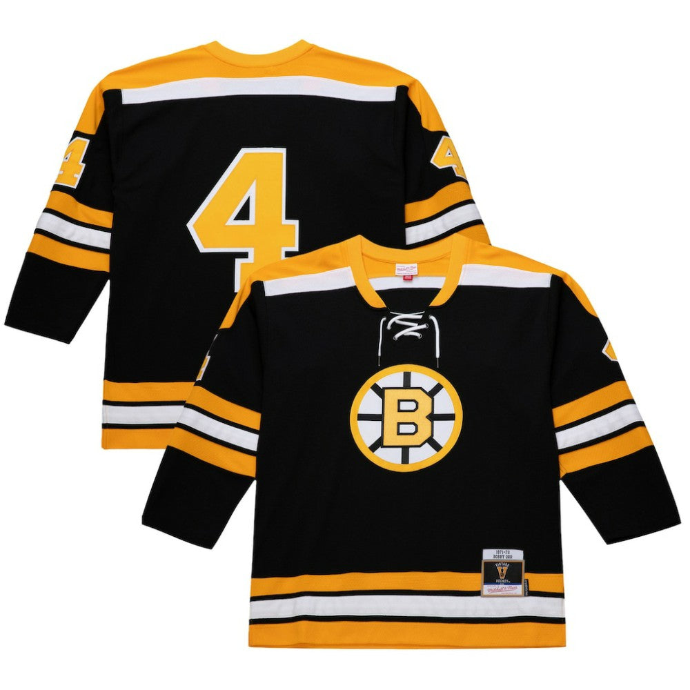 Bobby Orr Boston Bruins 1971-72 Power Play Jersey - Black | NHL near me