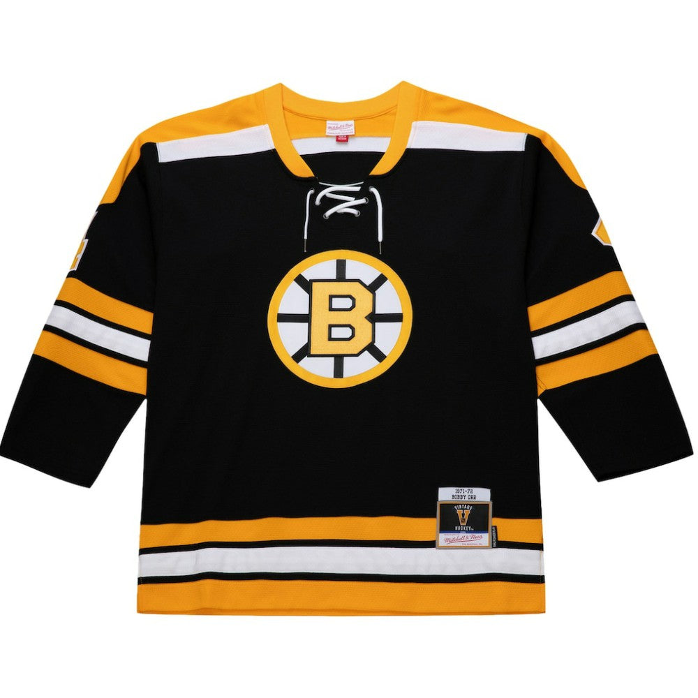 Bobby Orr Boston Bruins 1971-72 Power Play Jersey - Black | NHL near me