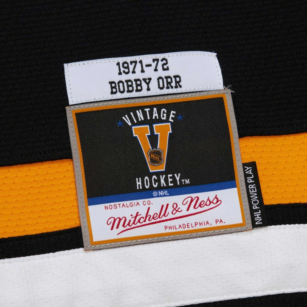 Bobby Orr Boston Bruins 1971-72 Power Play Jersey - Black | NHL near me