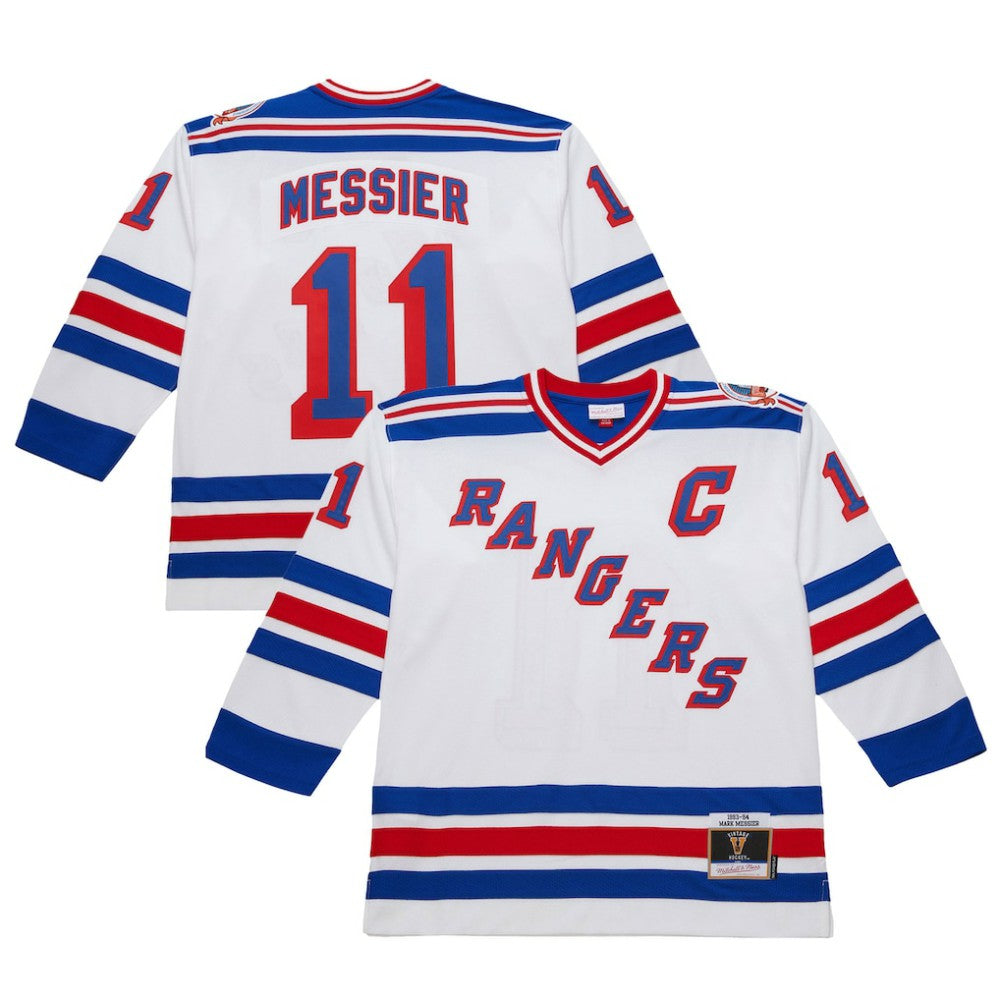Mark Messier New York Rangers 1993-94 Power Play Jersey - White | NHL Clearance