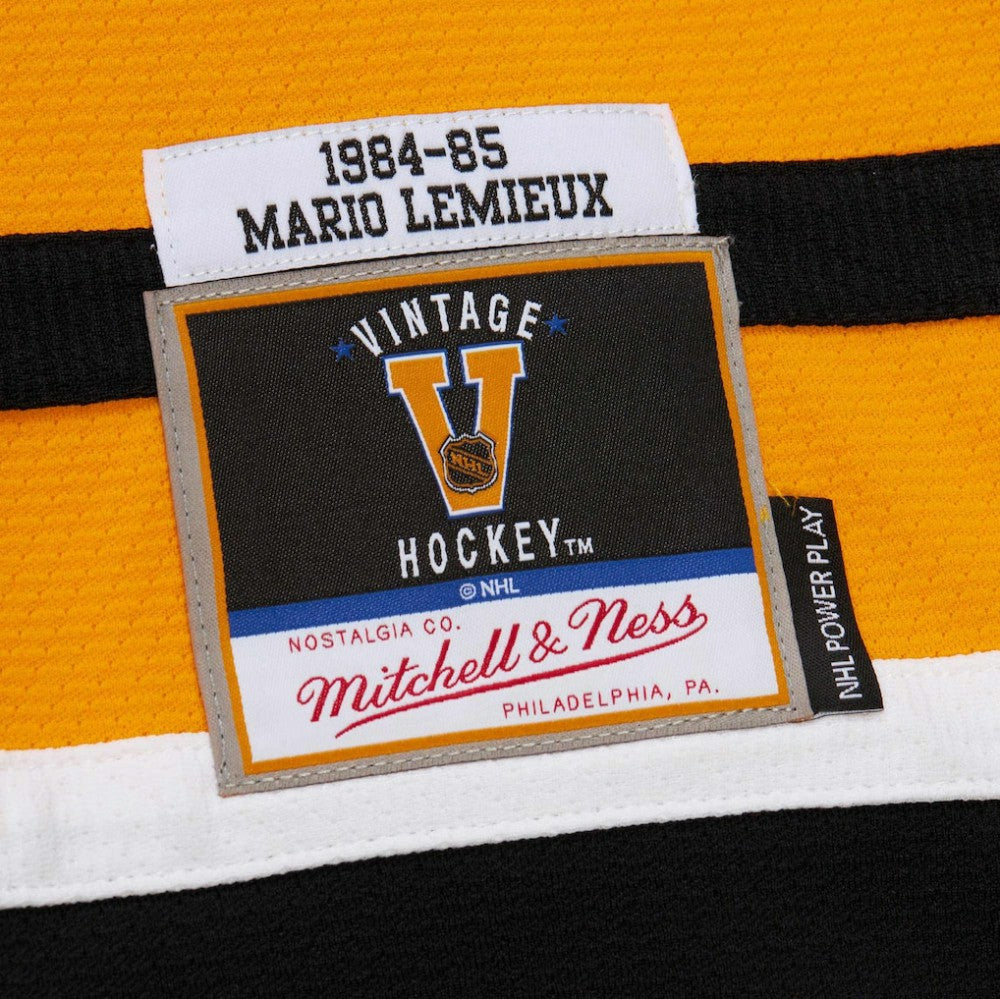 Mario Lemieux Pittsburgh Penguins 1984-85 Power Play Jersey - Gold | NHL online