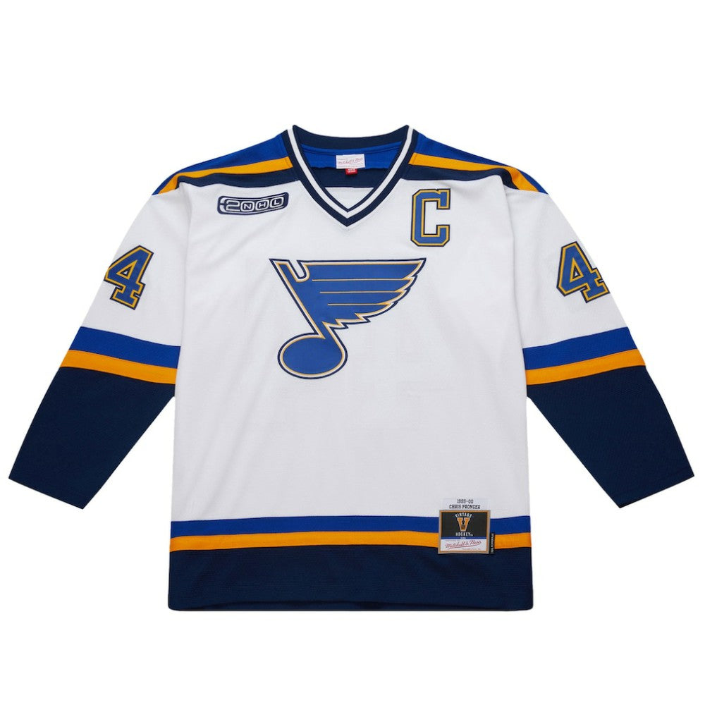 Chris Pronger St. Louis Blues 1999-00 Power Play Jersey - White | NHL on sale