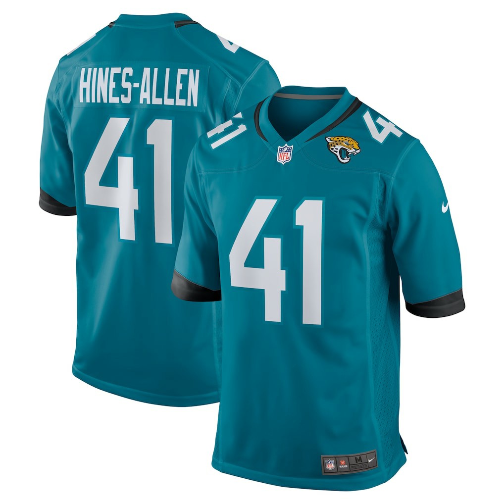 Josh Hines-Allen Jacksonville Jaguars Player Game Jersey - Teal - Nike