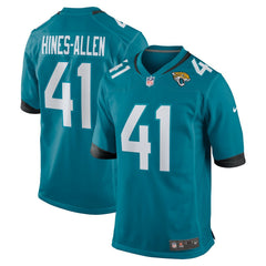Josh Hines-Allen Jacksonville Jaguars Player Game Jersey - Teal - Nike