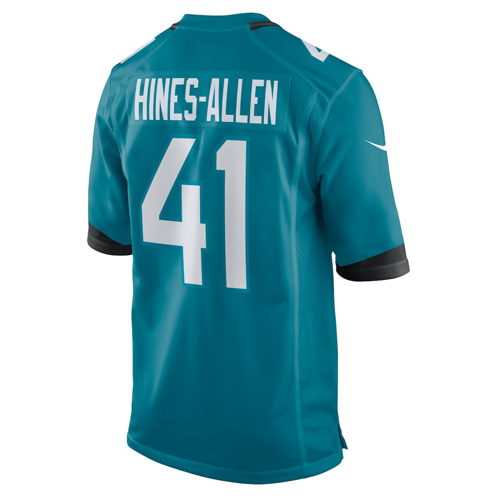 Josh Hines-Allen Jacksonville Jaguars Player Game Jersey - Teal - Nike
