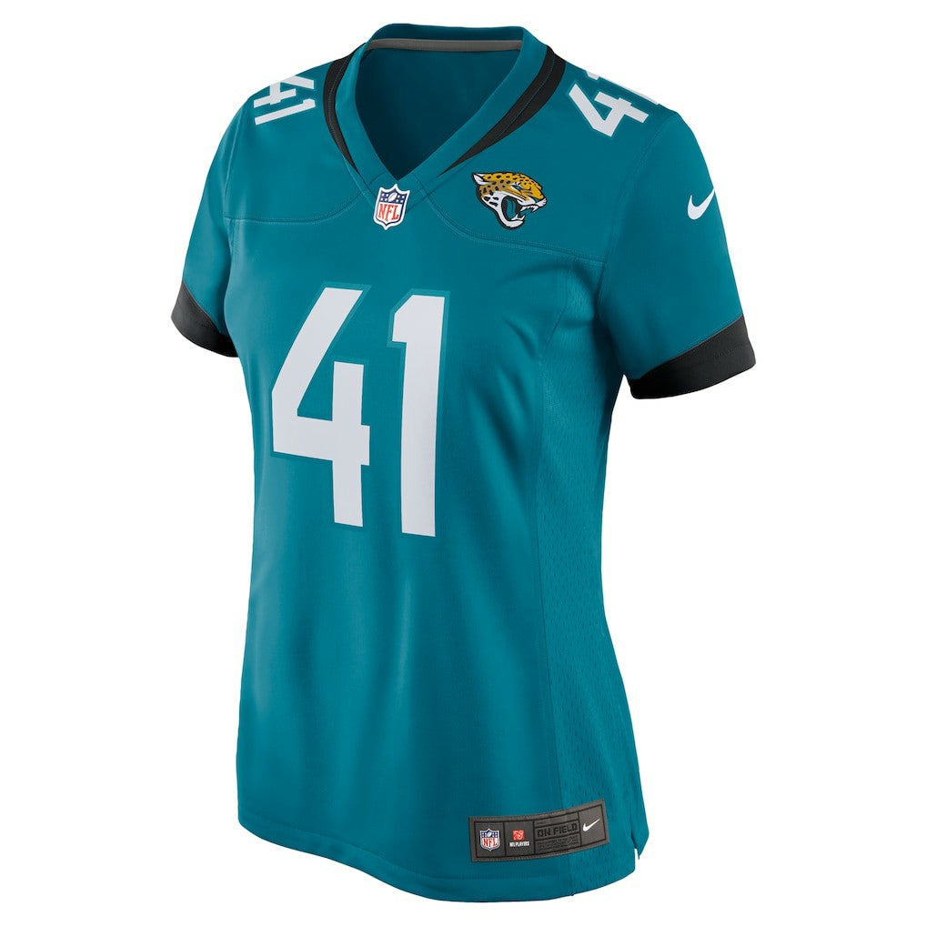 Josh Hines-Allen Jacksonville Jaguars Women's Player Game Jersey - Teal - Nike