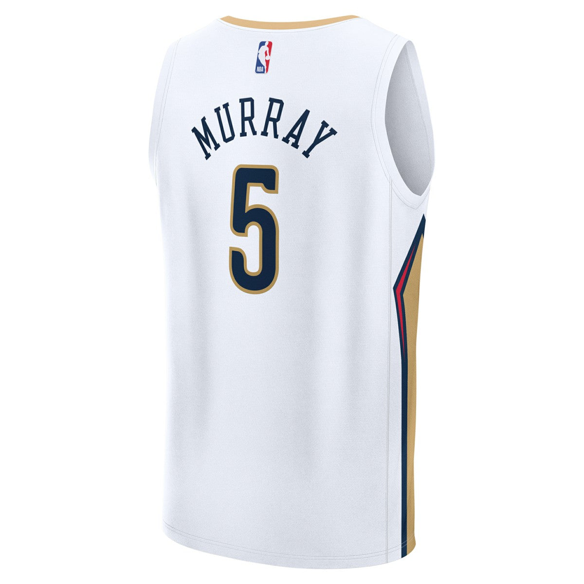 Fanatics Dejounte Murray New Orleans Pelicans Youth Fast Break Replica Player Jersey Association White Edition