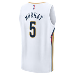 Fanatics Dejounte Murray New Orleans Pelicans Youth Fast Break Replica Player Jersey Association White Edition