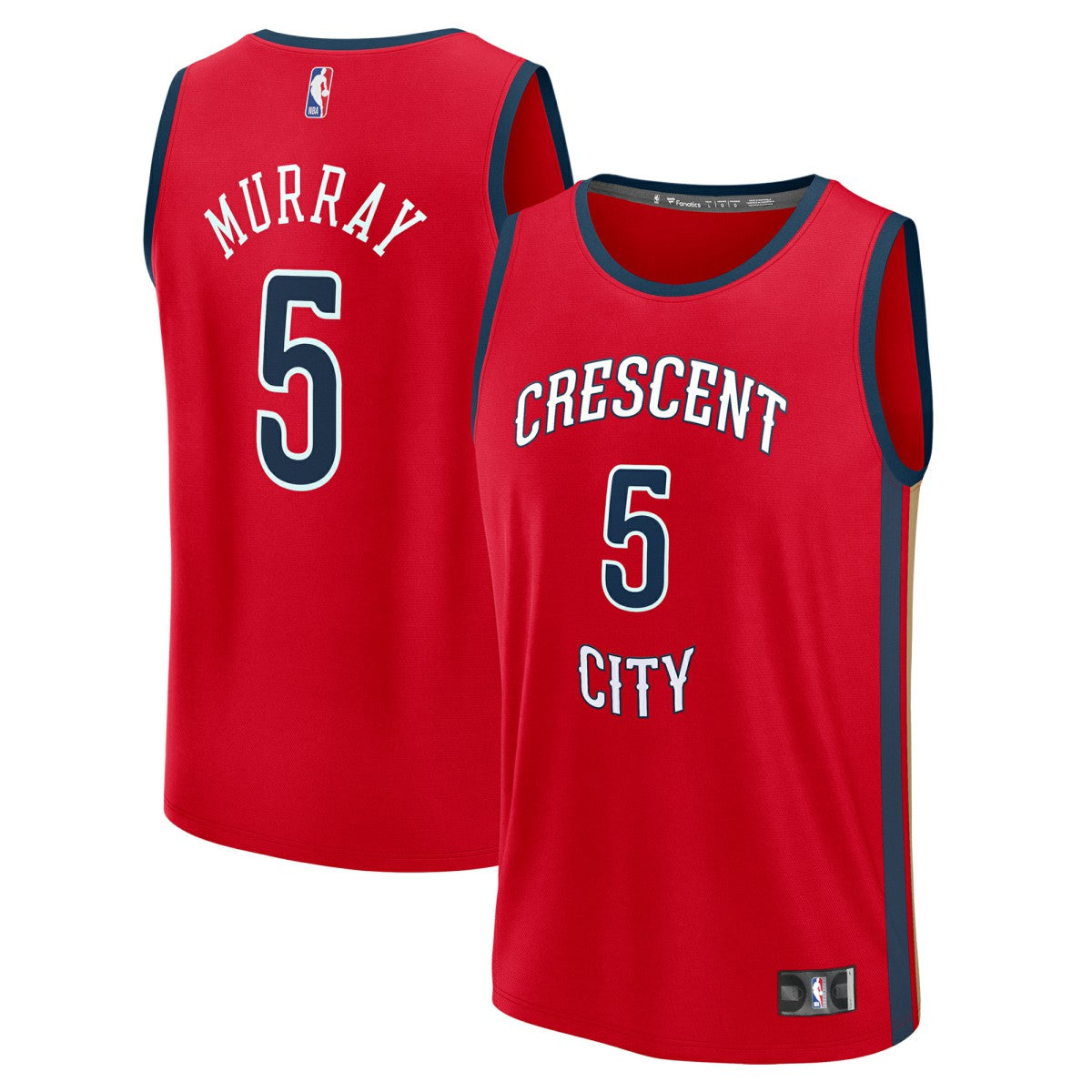 Fanatics Dejounte Murray New Orleans Pelicans Fast Break Replica Player Jersey Statement Edition Red