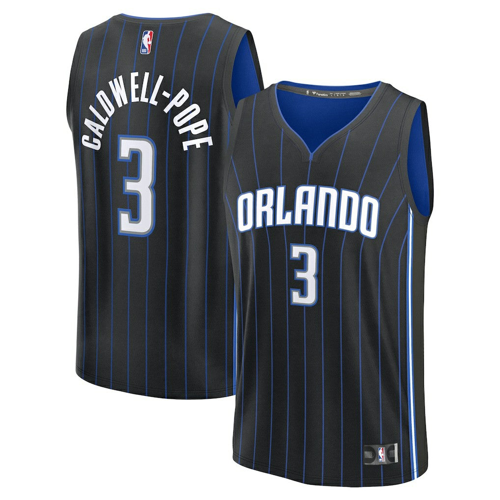Fanatics Kentavious Caldwell-Pope Orlando Magic Fast Break Replica Player Jersey Icon Edition Black