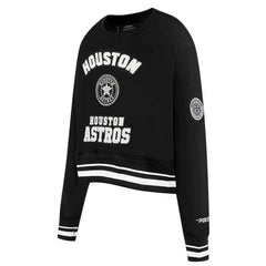 Houston Astros Pro Standard Women's Pearl Cropped Pullover Sweatshirt
 Sale
