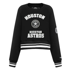 Houston Astros Pro Standard Women's Pearl Cropped Pullover Sweatshirt
 Sale