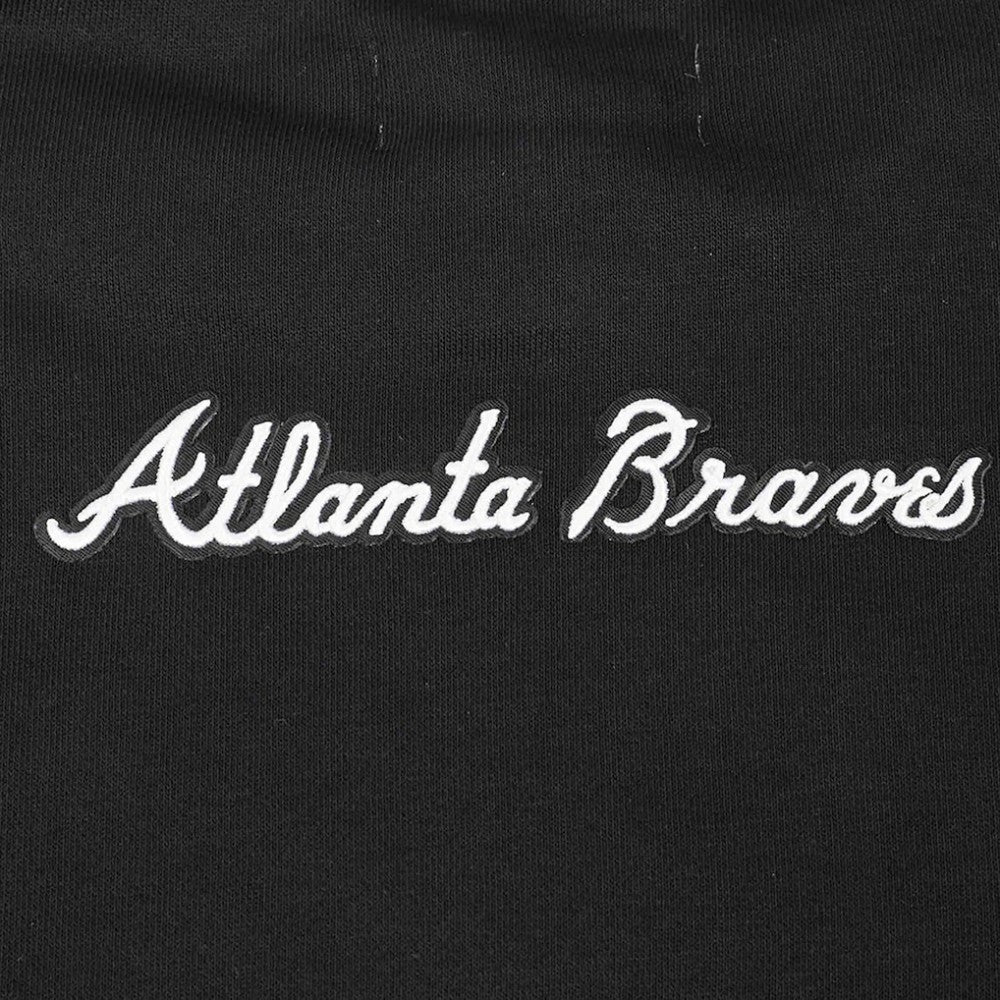 Atlanta Braves Pro Standard Women's Pearl Cropped Pullover Sweatshirt
 for sale