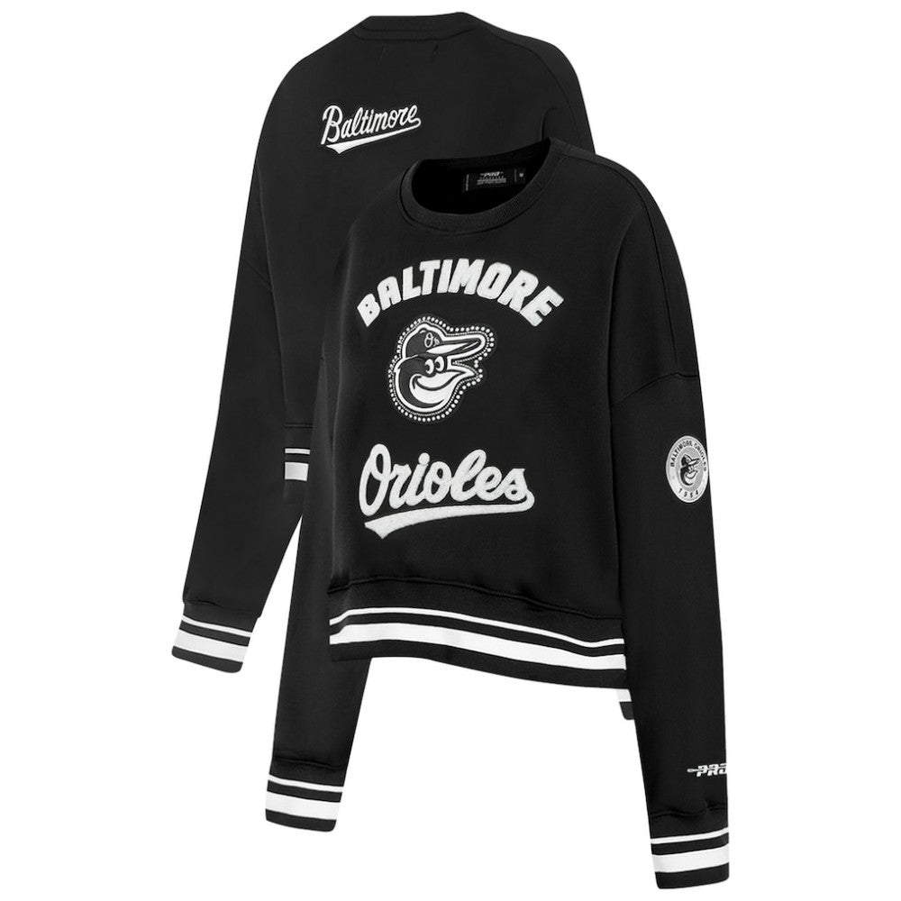 Baltimore Orioles Pro Standard Women's Pearl Cropped Pullover Sweatshirt
 Near Me