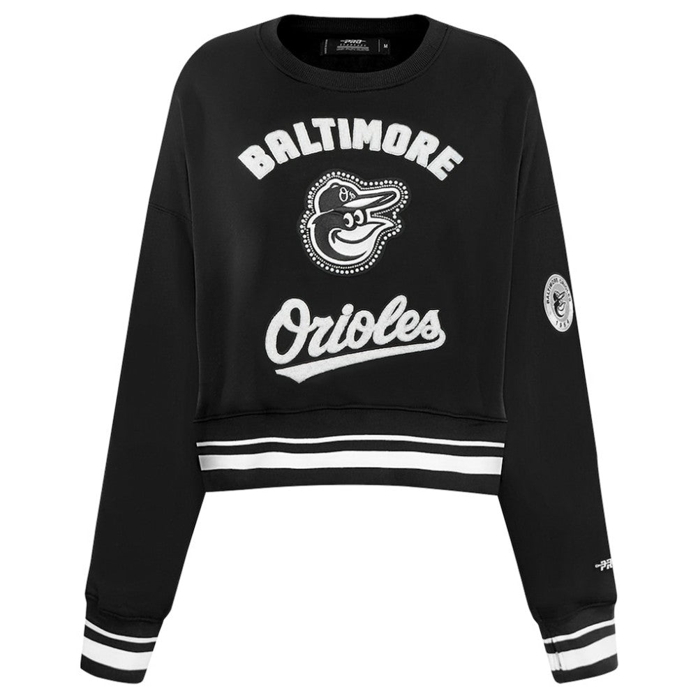 Baltimore Orioles Pro Standard Women's Pearl Cropped Pullover Sweatshirt
 Near Me