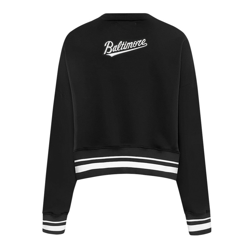 Baltimore Orioles Pro Standard Women's Pearl Cropped Pullover Sweatshirt
 Near Me