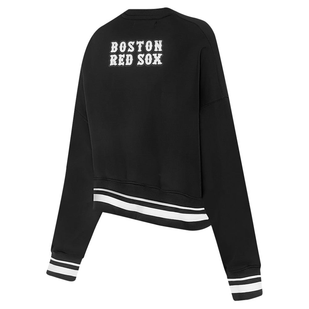 Boston Red Sox Pro Standard Women's Pearl Cropped Pullover Sweatshirt
 Near Me