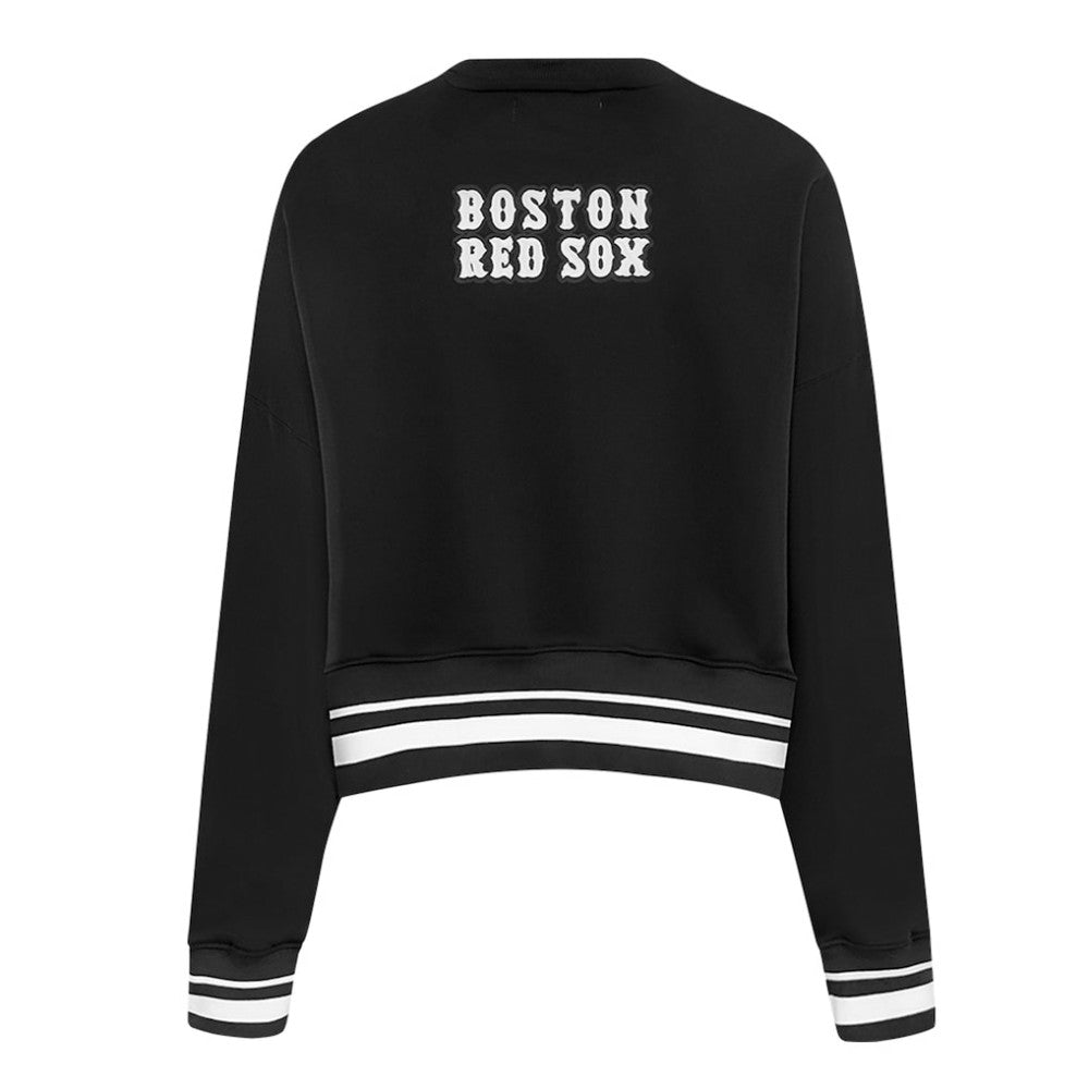 Boston Red Sox Pro Standard Women's Pearl Cropped Pullover Sweatshirt
 Near Me