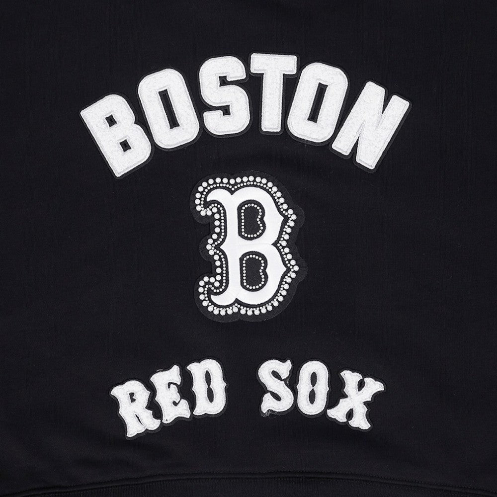 Boston Red Sox Pro Standard Women's Pearl Cropped Pullover Sweatshirt
 Near Me