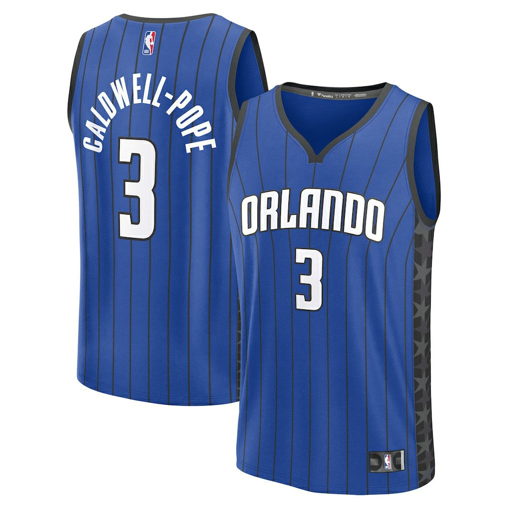 Fanatics Kentavious Caldwell-Pope Orlando Magic Youth Fast Break Player Jersey Statement Edition Blue