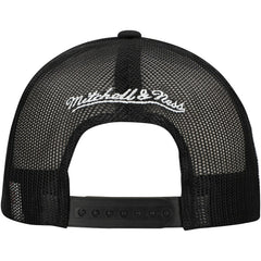 Mitchell & Ness Brooklyn Nets Script Trucker Adjustable Hat Black
