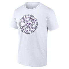 Minnesota Vikings Warriors Shield T-Shirt - White - NFL