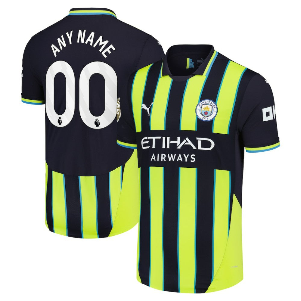 Puma - Manchester City 2024/25 Away Custom Jersey - Navy