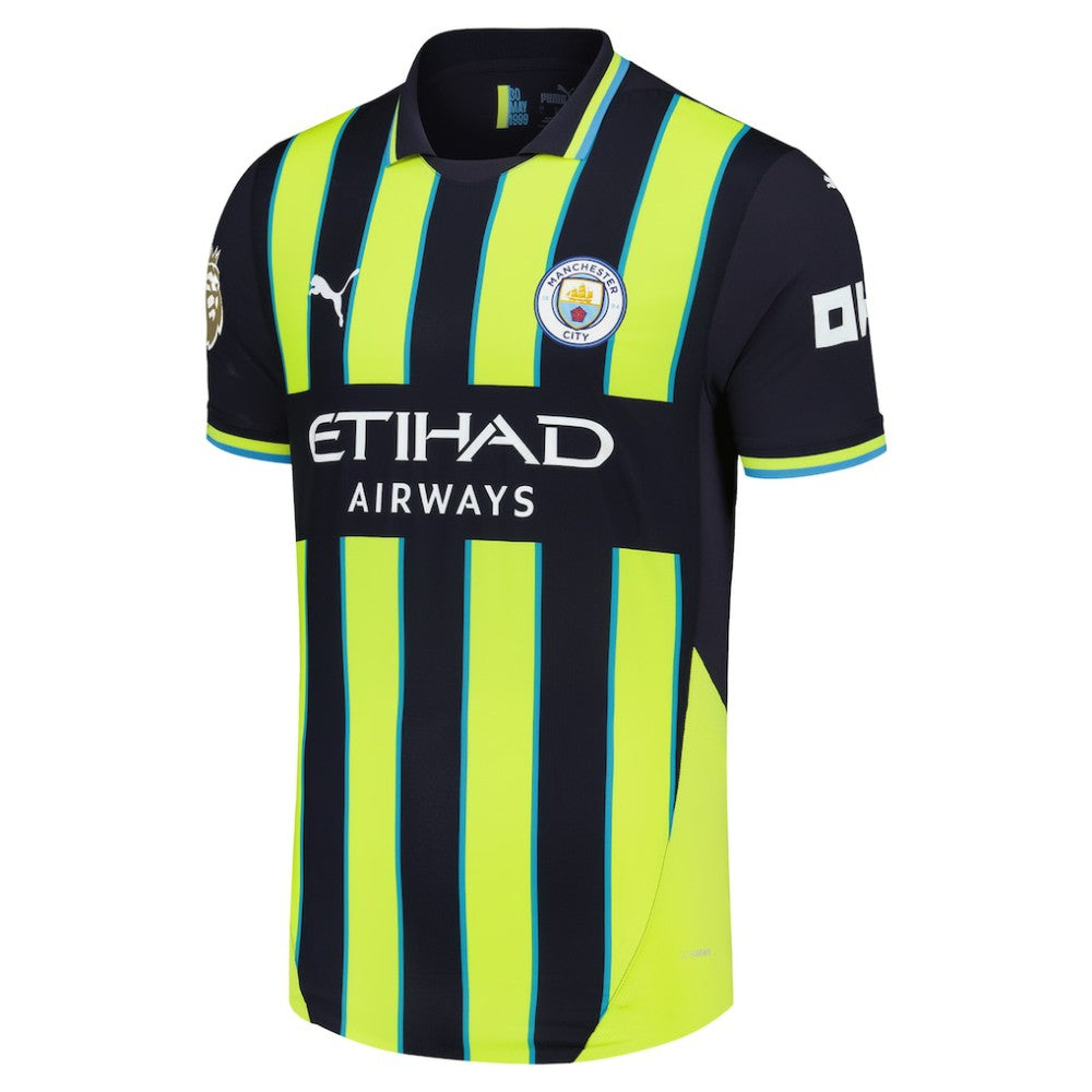 Puma - Manchester City 2024/25 Away Custom Jersey - Navy