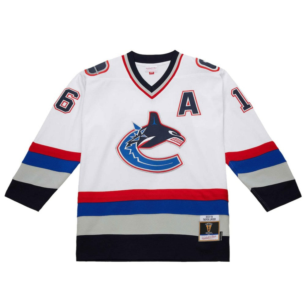 Trevor Linden Vancouver Canucks 2003-04 Power Play Jersey - White | NHL Clearance