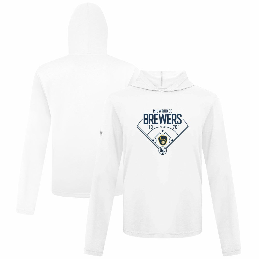 Milwaukee Brewers Levelwear Anthem Home Field Pullover Hoodie Near Me