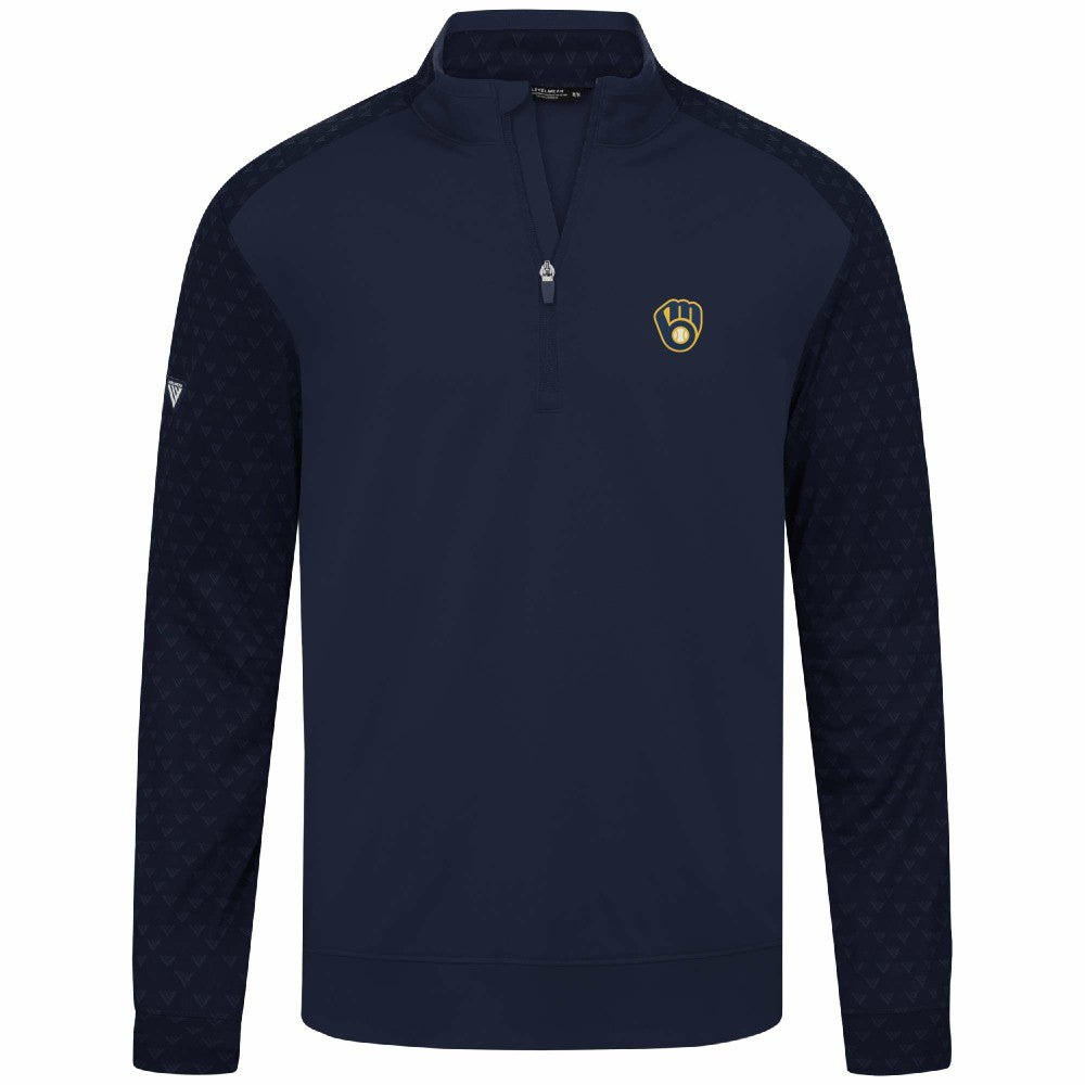 Milwaukee Brewers Levelwear Aztec Insignia 2.0 Quarter-Zip Pullover Top Near Me