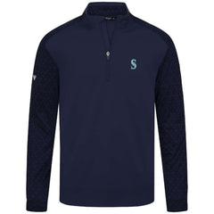 Seattle Mariners Levelwear Aztec Insignia 2.0 Quarter-Zip Pullover Top Discount