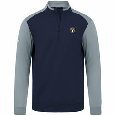 Milwaukee Brewers Levelwear Insignia 2.0 Quarter-Zip Pullover Top Discount
