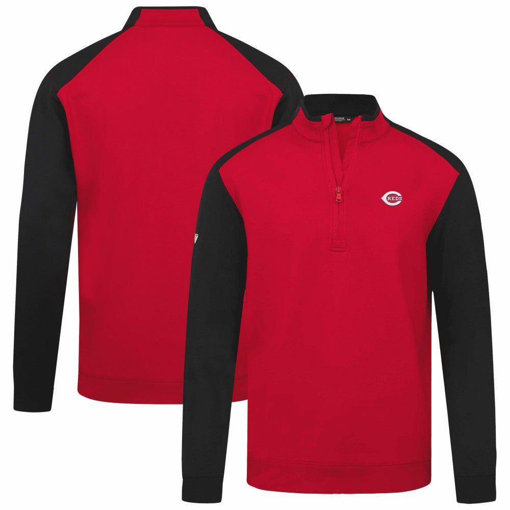 Cincinnati Reds Levelwear Insignia 2.0 Quarter-Zip Pullover Top Discount