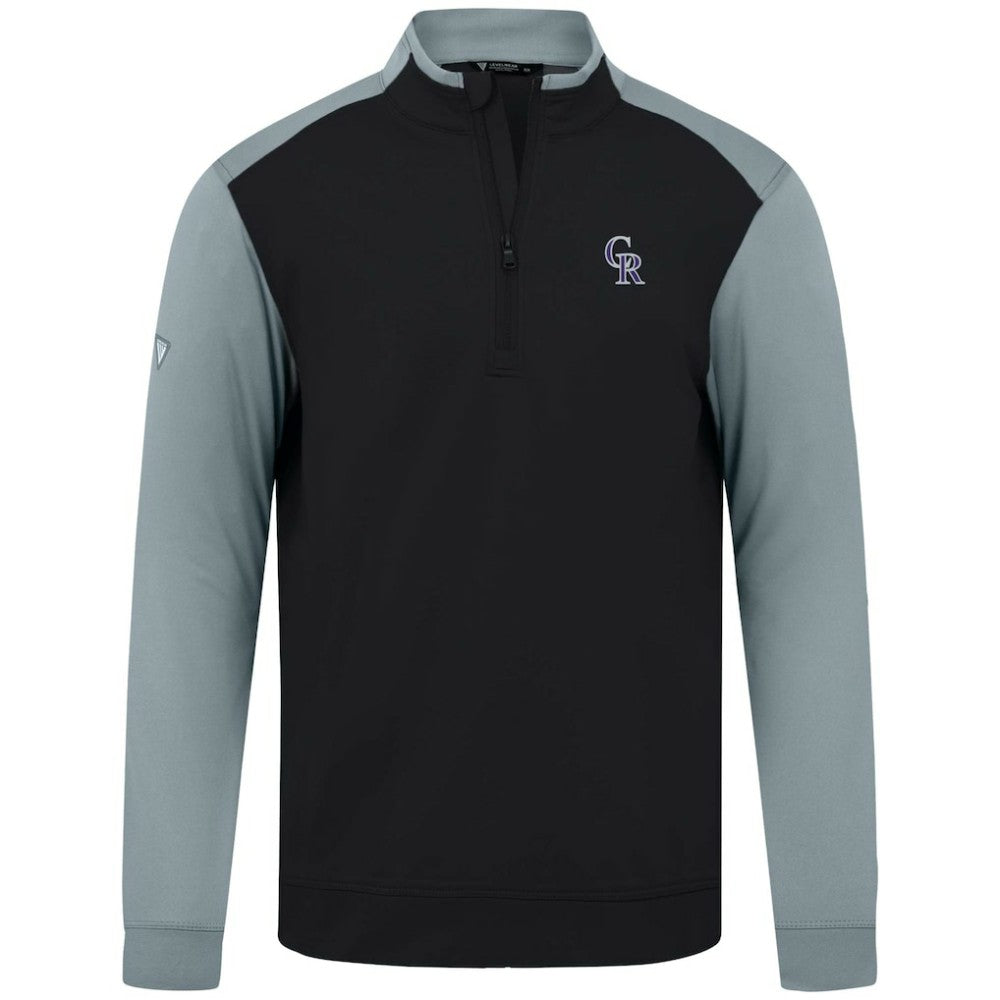 Colorado Rockies Levelwear Insignia 2.0 Quarter-Zip Pullover Top Outlet