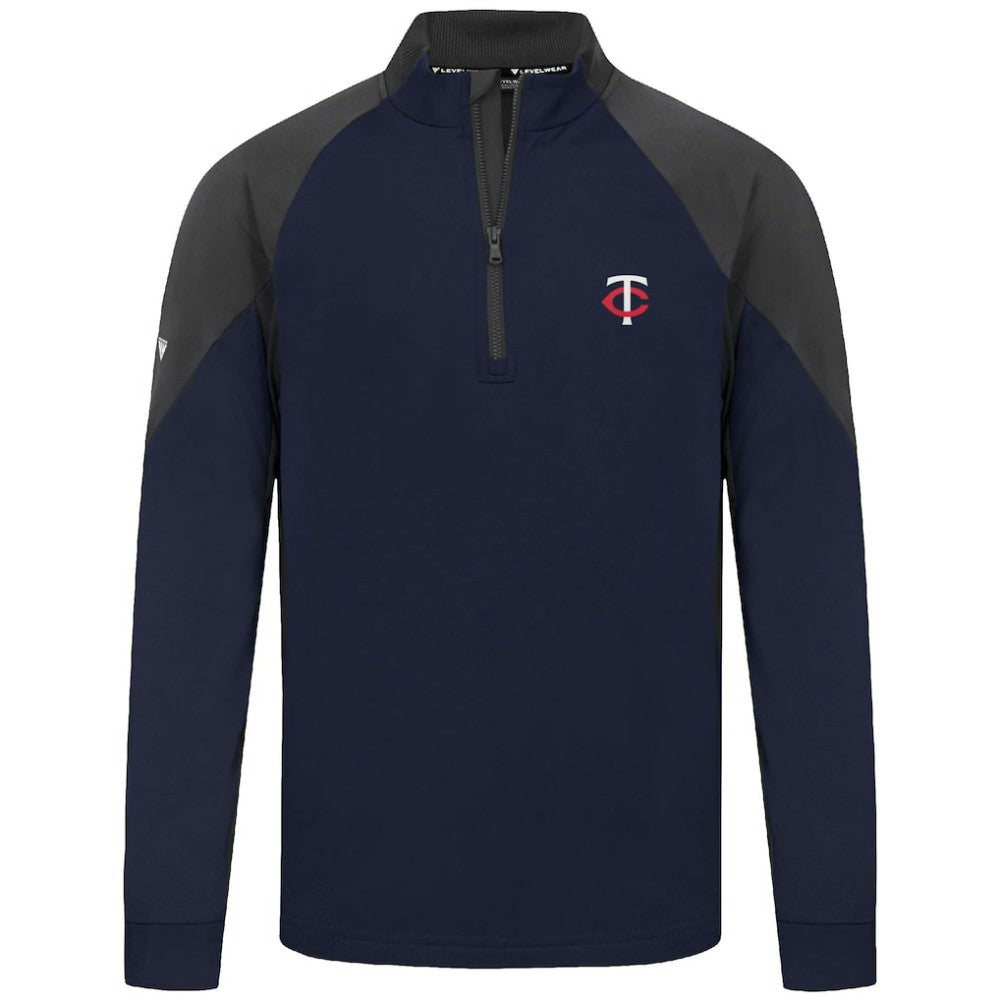Minnesota Twins Levelwear Cadet Insignia 2.0 Raglan Quarter-Zip Jacket Sale