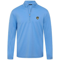 Milwaukee Brewers Levelwear Heron Insignia 2.0 Quarter-Zip Jacket for sale