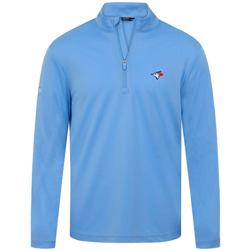 Toronto Blue Jays Levelwear Heron Insignia 2.0 Quarter-Zip Jacket Discount
