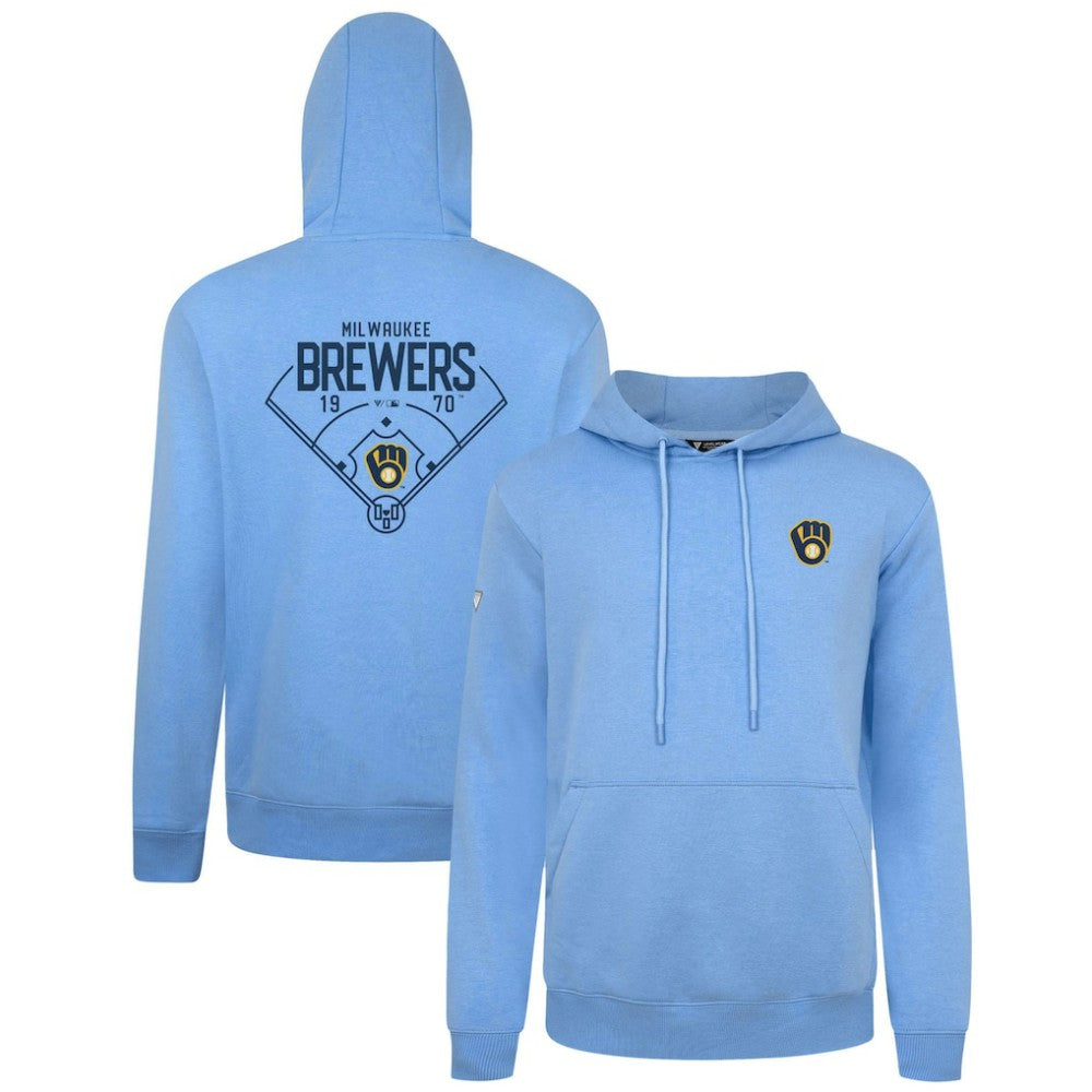 Milwaukee Brewers Levelwear Podium Primary Pullover Hoodie Outlet