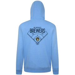 Milwaukee Brewers Levelwear Podium Primary Pullover Hoodie Outlet
